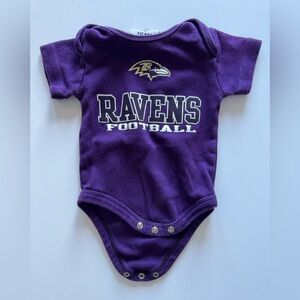NFL Ravens purple onesie
